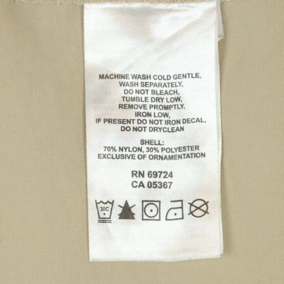 Mountain Hardwear Women's Size 6 Tan Quick Dry Short Sleeve Button Up Shirt - Picture 8 of 8